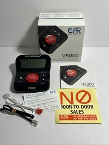 CPR V5000 Call Blocker for Landline Phones - Block Robocalls, Stop Spam Callers - Zdjęcie 1 z 11