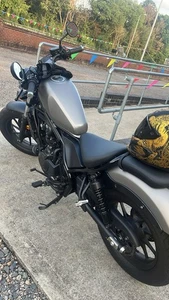 2018 Honda Rebel Cmx500 Motorcycle Grey Black Low Mileage - Picture 1 of 13