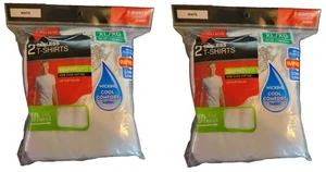 Hanes Men's XL White Tagless T-Shirts, 4 Count - Picture 1 of 2
