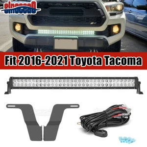 Hidden Bumper Grille 32" LED Light Bar Mounting Wire Kit For Toyota Tacoma 16-22 - Picture 1 of 5