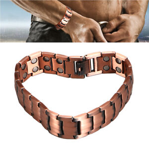 Therapy Magnetic Bracelet Men Women Super Strong Pure Copper Arthritis