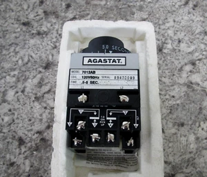 New Agastat 7012AB .5-5 Sec 120V Coil Electromagnetic Time Delay / Timing Relay - Picture 1 of 4