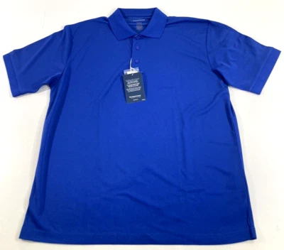 NWT 4XL PROPPER MENS F5355 SHORT SLEEVE UNIFORM POLO SHIRT COBALT BLUE 4X-LARGE - Image 1 of 2