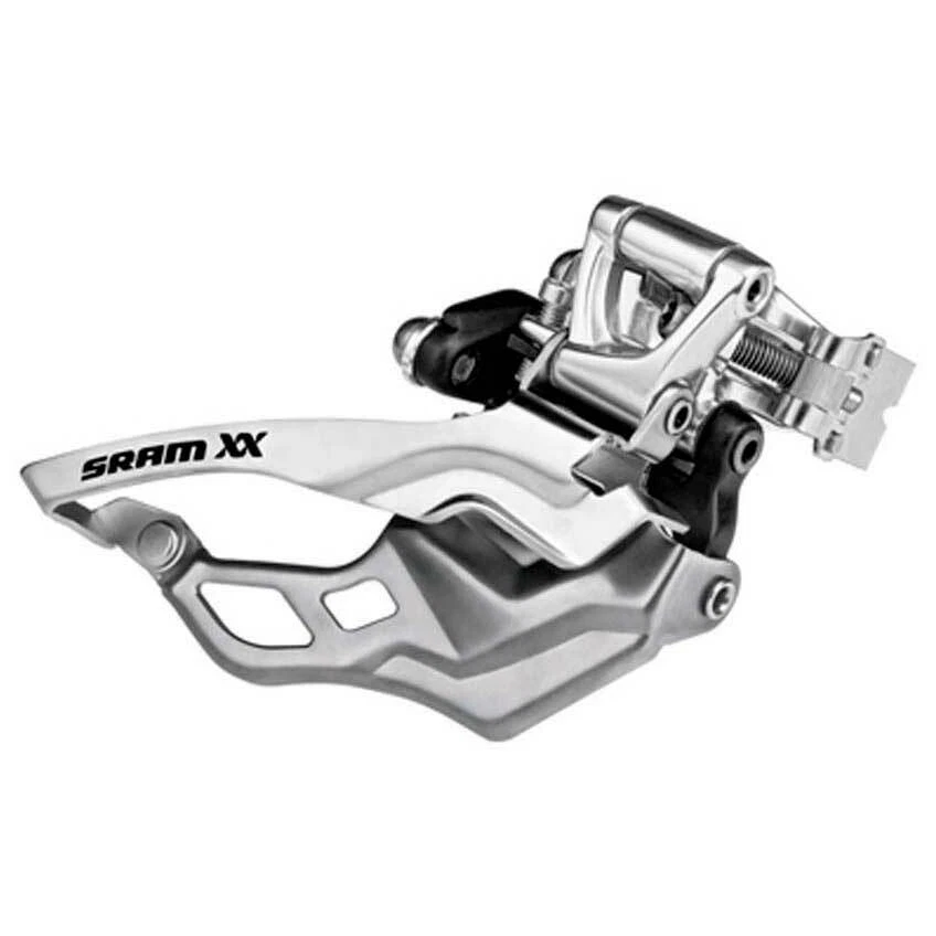 Deragliatore bici MTB SRAM XX 2x10 34.9 top pull mountain bike front derailleur - Imagen 1 de 1