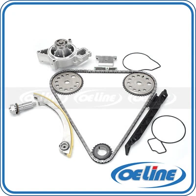 Kit de cadena de distribución para 00-11 Chevrolet HHR Saturn Pontiac Oldsmobile con bomba de agua Foto 1 de 4