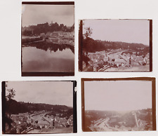 6,5x8,5 DINAN - 4 Vintage citrate prints 1906