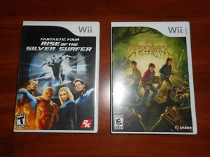 Fantastic Four Rise of the Silver Surfer & Spiderwick Chronicles Nintendo Wii - Picture 1 of 8