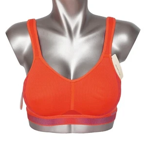 Triumph Triaction Cardio Cloud P EX padded Sport Bra unpadded 6714/YW orange NEW - Picture 1 of 4