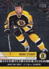 2006-07 Upper Deck Rookie Game Dated Moments #3 Mark Stuart