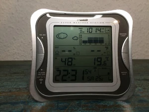 Funk Wetterstation Conrad Electronic KW9110 Temperatur Luftfeuchtigkeit Wecker - Bild 1 von 8
