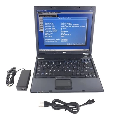 Hp Compaq nc6220 14.1" Laptop Pentium 512MB RAM 40GB HDD Boots/Bios No OS H3247 - Image 1 of 4