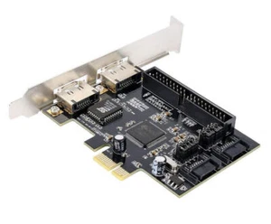 Pcie Controller Card IDE (2 ports) + SATA or ESATA (2 ports) - Picture 1 of 3