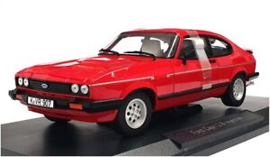 Norev 1/18 Scale Model Car 182708 - 1983 Ford Capri 2.8i - Red