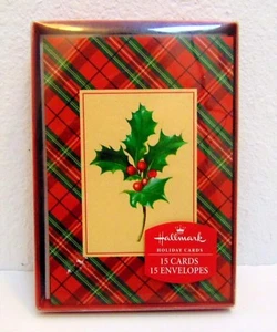"Tarjetas de vacaciones Hallmark 15 tarjetas + 15 sobres 7"" x 5" - Imagen 1 de 5