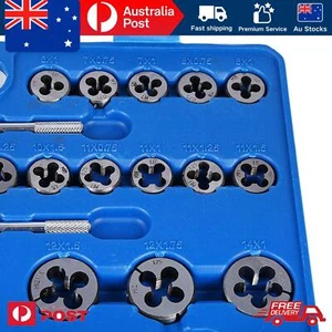 110pcs M2-M18 Heavy Duty Tap and Die Set with Wrench for Threading - Picture 1 of 15