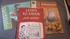 Jon Gnagy   Vo. 1 & 2,  Learn to Draw & Drawing Landscape  1950 & 1962  +bonus 