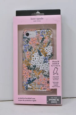 Funda rígida Kate Spade iPhone 7/8 y iPhone SE 2020 2022 - Floral/Rosa transparente Foto 1 de 2