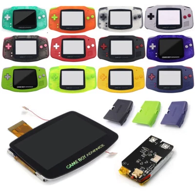 GBA V5 Laminated IPS LCD Screen OSD FRM Mod W/1800mAh USB-C batteries W/Housing - Image 1 of 4