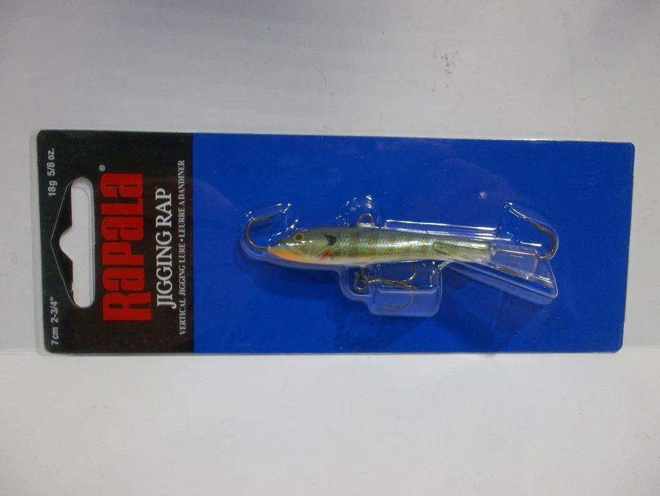 Señuelo de pesca Rapala Jigging Rap W7 5/8 oz 2-3/4" de largo ¡Elige tus colores! Nuevo en paquete Foto 1 de 1