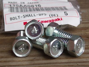 Kawasaki NOS H1/A/B/C/D/E/F/KH 5 pcs BOLTS No#4 Fender-fork W1/W2/F11 115B0814 - Picture 1 of 1