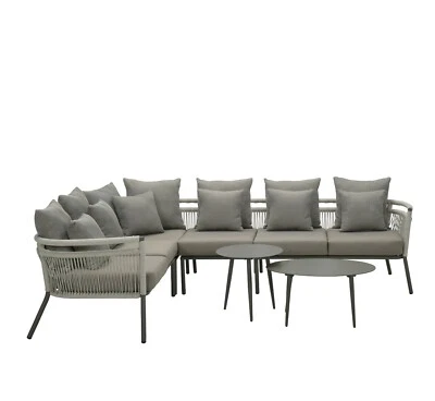 GARDEN IMPRESSIONS GI 58110EG Cherry Loungeset barista / Rope Sitzgruppe Lounge Gartenmöbel