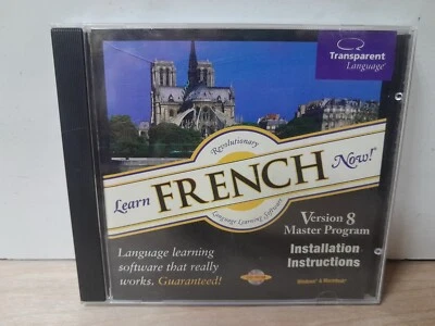 Learn French Now Windows & Mac CD-Rom Version 8 Master Language Program - Image 1 of 3