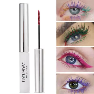 Locken Dick Augen 4D Seide Faser Bunt Wimperntusche Wimper Extensions Au/s - Picture 1 of 15