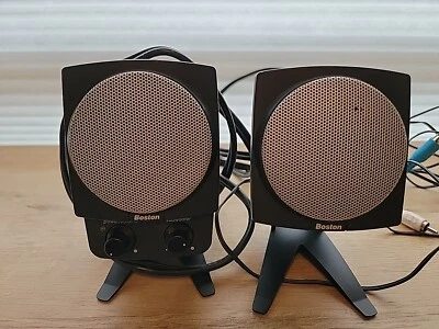 Boston 2pc Speaker System Computer Speakers only - Image 1 of 4