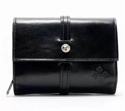 Patricia Nash Olmetta Cartera de Cuero Negra Cartera Vintage A633758 Foto 1 de 4