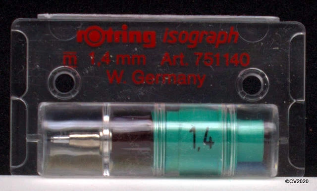 Rotring 751 140 isograph m 1,40 mm - Zeichenkegel / replacement nib - NOS  - Bild 1 von 1