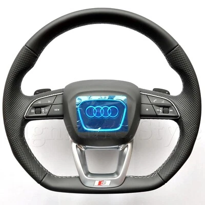 Audi A4 A5 Q5 Q7 Q8 S4 S5 SQ5 SQ7 SQ8 RS4 RS5 S Line Flat Bottom volante - Imagen 1 de 4