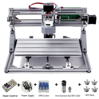 3 Axis CNC 3018 Mini Router PVC PCB Wood Cutting Milling Machine+Offline Control - Image 1 of 4