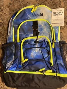 Pottery Barn Teen Gear-Up Storm Backpack (monogrammed Gerald) NWT Large - Picture 1 of 5