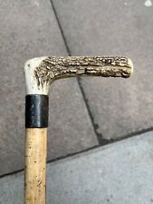 Antique Authentic Bone Handle Walking Stick