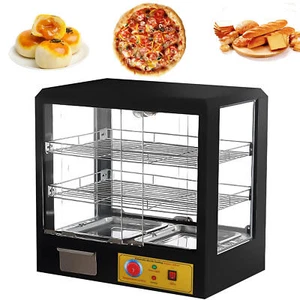 20 Inch Commercial Food Warmer Display, 3-Tier Glass Food Warmer Case 500W - Picture 1 of 12