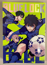 Blue Lock Volume 1 DM Variant Foil Cover Kaneshiro Nomura Kodansha Manga English