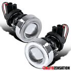 2X Glass Projector Bumper Fog Lights Driving Lamps 40-SMD LED Angel Eye Halo Ford ESCORT