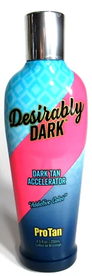 Pro Tan DESIRABLY DARK Tan Accelerator Indoor Tanning Bed Lotion 8.5 oz - Image 1 of 4