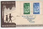 New zealand 1949 send children to health camps souvenir stamps cover ref 21449