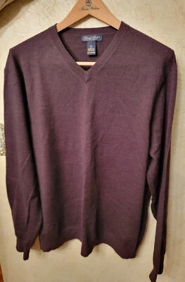 Suéter Garret Scott Lana Merino Extra Fina Marrón, Nuevo, Sin Etiqueta XXL Foto 1 de 4