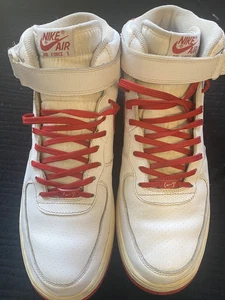NIKE AIR FORCE 1 MID '07 Size 11 315123-105 - White/Red Jordan AF1 Basketball - Picture 1 of 16