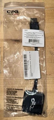 C2G 8" Mini DisplayPort macho a VGA hembra adaptador activo convertidor 54323 - Imagen 1 de 4