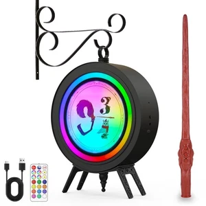Harry Decorations LED Night Light: with Wand Remote, Double-Sided RGB Vintage... - Foto 1 di 8