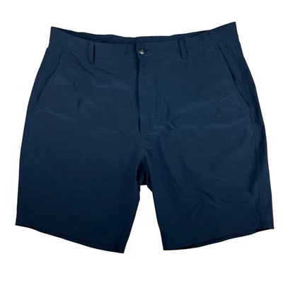 Shorts Footjoy FJ Masculino 38 Azul Marinho Golfe Chino Performance Preppy Stretch - Imagem 1 de 4