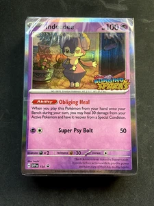 Indeedee 154 Sv: Scarlet & Violet Promo Cards Holo SEALED DECK - Picture 1 of 2
