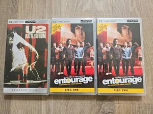 U2 RATTLE AND HUM FEATURE CONCERT FILM & ENTOURAGE SEASON 1 PSP UMD MOVIES! B78 - Picture 1 of 1