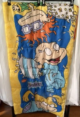 Saco de dormir vintage 1997 Nickelodeon RUGRATS Viacom Tommy Chuckie Angelica Foto 1 de 4