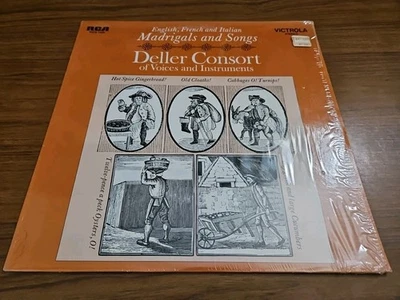 Deller Consort of Voices and Instruments,English,French,and Italian Madrigals,LP - Image 1 of 4