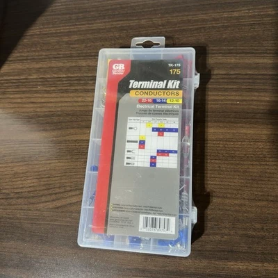 Kit de Terminales Eléctricos Gardner Bender TK-175 - Surtido 175 Piezas - Nuevo Foto 1 de 2