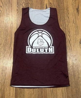 Camiseta deportiva reversible de baloncesto universitario Minnesota Duluth UMD Bulldogs Badger Foto 1 de 4